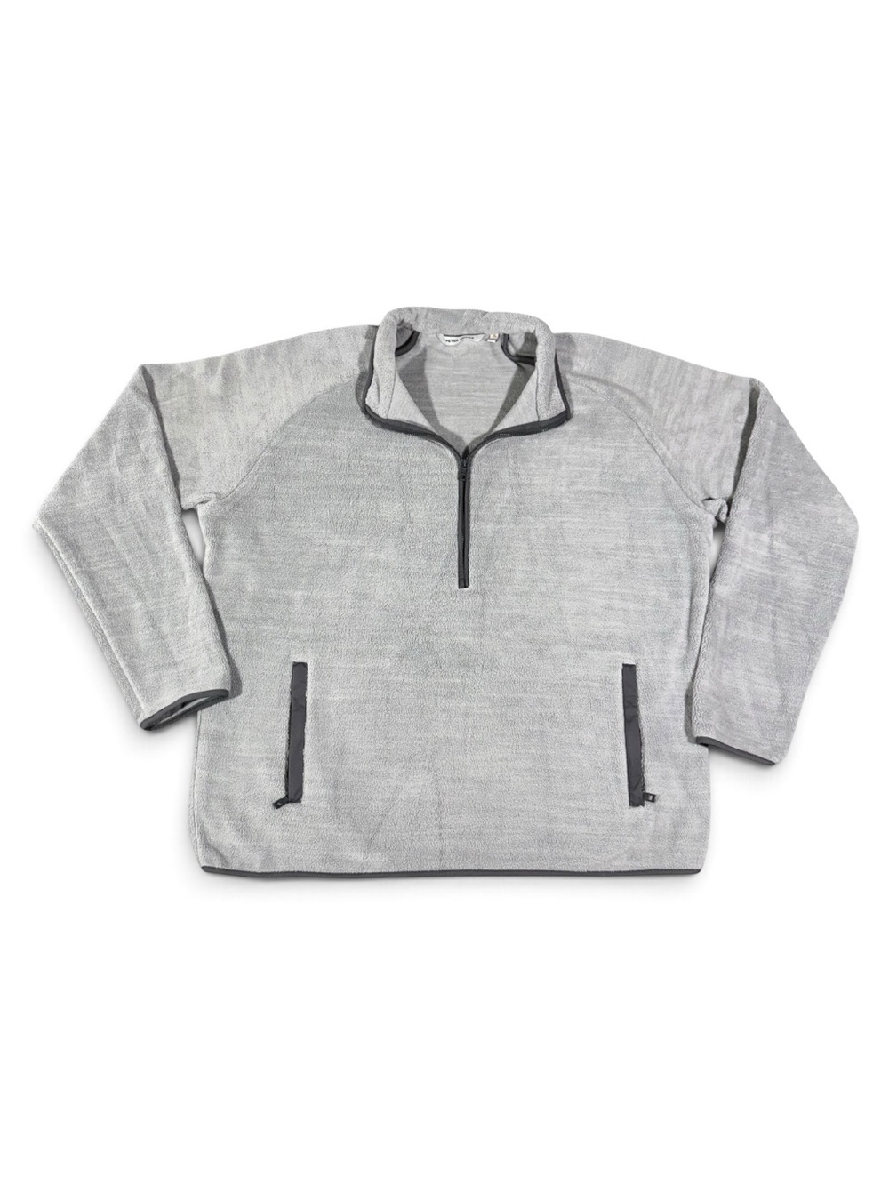 Peter Millar Fleece Golf 1/4 Zip Pullover Sweater Men’s Size XL Gray
